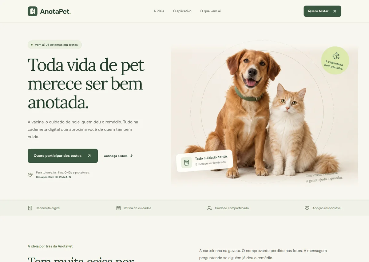 Projeto AnotaPet
